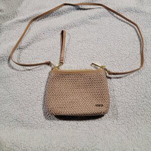 Charlie Paige Woven Shoulder Bag